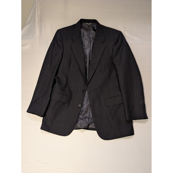 Christian Dior Men's Size 39R Pinstripe Wool Blazer Men's Classic Business